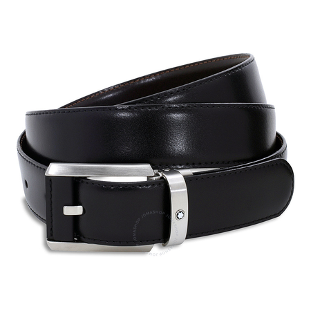 Montblanc Montblanc Contemporary Reversible Leather Belt - Black/Brown 38158