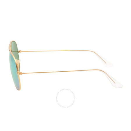 Ray Ban Ray-Ban Aviator Green Flash 55 mm Sunglasses RB3025 112/19 55 RB3025 112/19 55