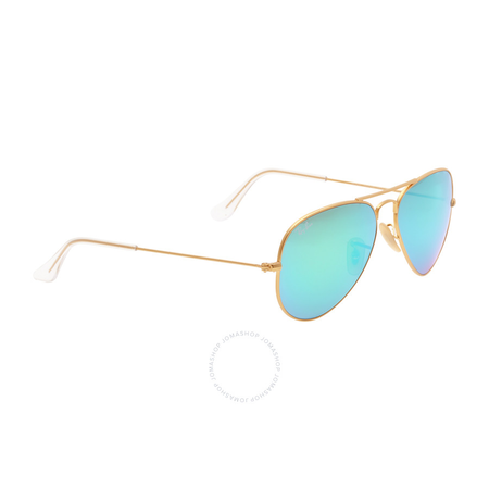 Ray Ban Ray-Ban Aviator Green Flash 55 mm Sunglasses RB3025 112/19 55 RB3025 112/19 55