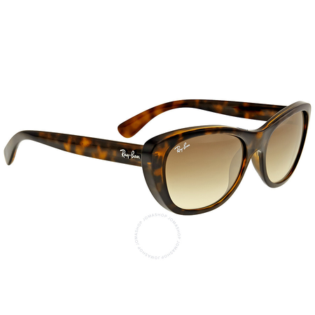 Ray Ban RB4227 Brown Gradient Ladies Sunglasses RB4227 710/13 55-17 RB4227 710/13 55-17