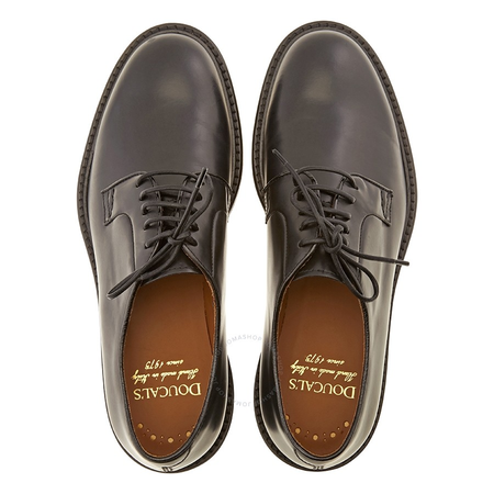 Doucal's Men's Lace Up Black Derby Laceup Size 43 1385SIENUF 087