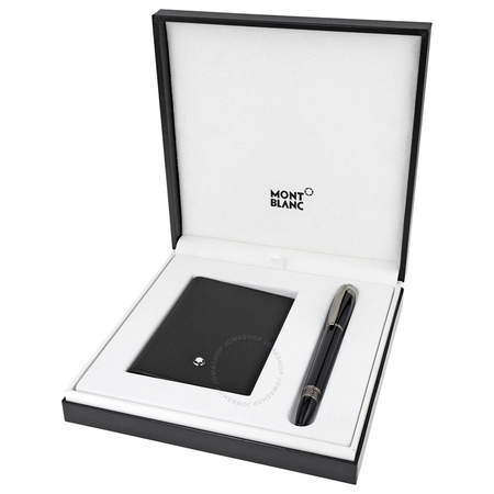 Montblanc Montblanc StarWalker Midnight Fineliner and Business Card Holder Set 114120