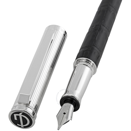 Georg Jensen Bespoke All Black Alligator Fountain Pen 3585128