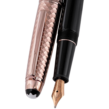 Montblanc Montblanc Meisterstuck Solitaire Doue Geometric DiMen'sion Fountain Pen 105986