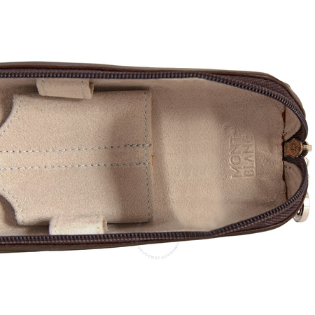 Montblanc 2-Pen Leather Pouch in Brown 102426