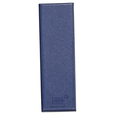 Montblanc Montblanc Sartorial Saffiano Leather 2 Pen Pouch - Indigo 115414