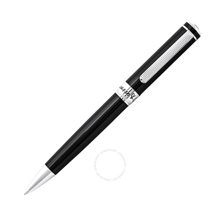 Picasso and Co Rhodium/Black Lacquer Ballpoint Pen PS902BKSB