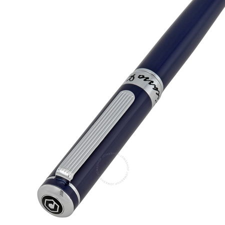 Picasso and Co Rhodium/Navy Blue Lacquer Ballpoint Pen PS902BLSB