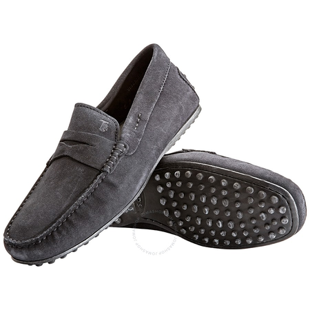 Tod's Men's Night Brushed Leather Loafers XXM0LR00011RE0U805