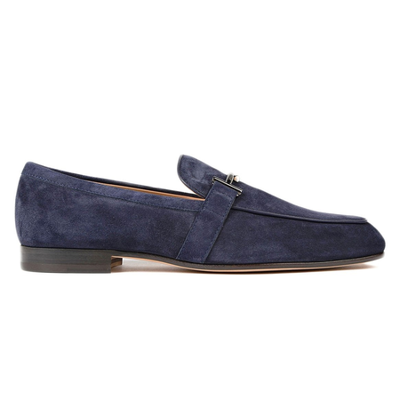 Tod's Men's Doppia T Formal Suede Loafers Size 8 XXM50A0U090CCOU810