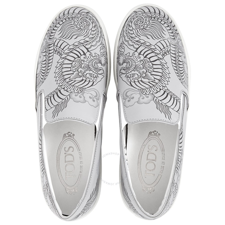 Tod's Womens Slip-on Loafers in Medium Cement XXW0XK0T890S08B219