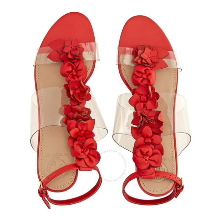 Tory Burch Blossom Sandal- Red/ Size 8 37842
