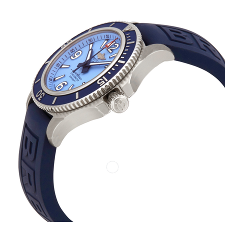 Breitling SuperOcean 36 Automatic Light Blue Dial Ladies Watch A17316D81C1S1