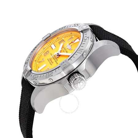 Breitling Avenger II Seawolf Cobra Yellow Dial Automatic Men's Watch A17331101I1W1