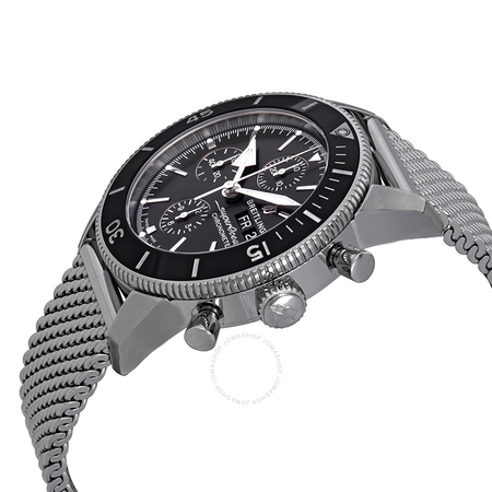 Breitling Superocean Heritage II Chronograph Automatic Black Dial Men's Watch A13313121B1A1