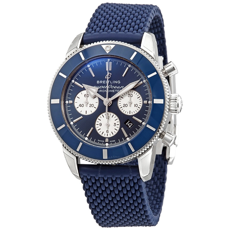 Breitling Superocean Heritage II Chronograph Automatic Chronometer Blue Dial Men's Watch AB0162161C1S1