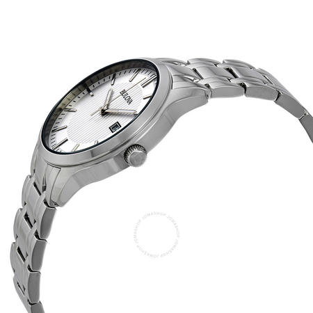 Bulova Silver Dial Stainless Steel Men's Watch 96B245