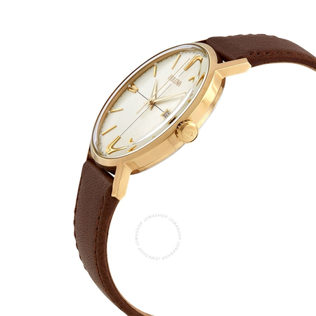 Bulova Men's Brown Leather Watch 97B151