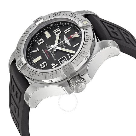 Breitling Avenger II Seawolf Black Dial Black Rubber Automatic Men's Watch  A1733110-BC31BKPD3 A1733110-BC31-153S-A20DSA.2