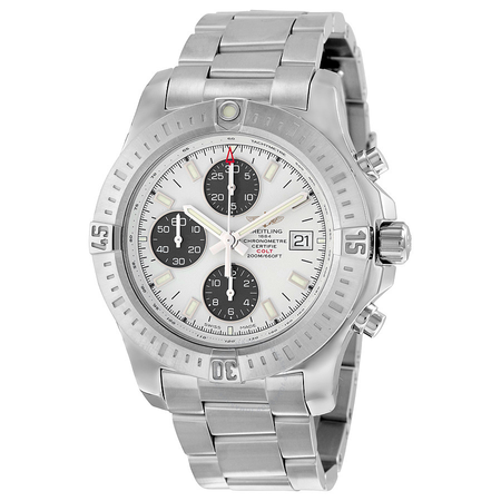 Breitling Colt Chronograph Automatic Stratus Silver Dial Men's Watch A1338811-G804SS A1338811-G804-173A