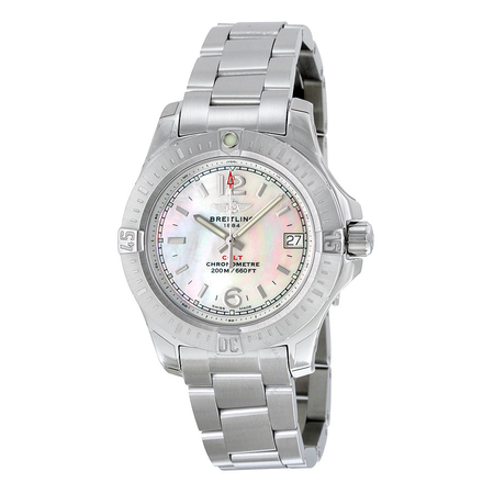 Breitling Colt Lady Mother of Pearl Dial Stainless Steel Quartz Ladies Watch A7738811-A770-175A