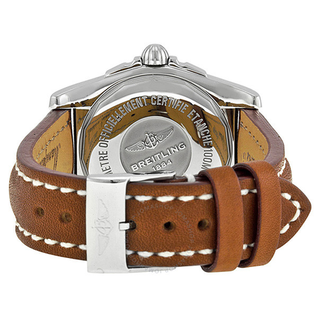 Breitling Galactic 36 Automatic Bronze Dial Brown Leather Unisex Watch A3733011/Q582 412X