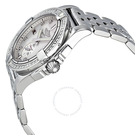 Breitling Galactic 36 Mother of Pearl Dial Diamond Unisex Watch A3733053-A717SS A3733053-A717-376A