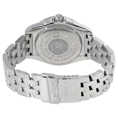 Breitling Galactic 41 Black Dial Men's Watch A49350L2-BA07SS A49350L2-BA07-366A