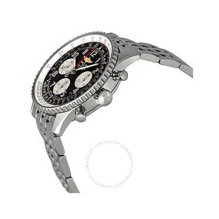 Breitling Navitimer 01 Black Dial Stainless Steel Men's Watch AB012012-BB02-447A