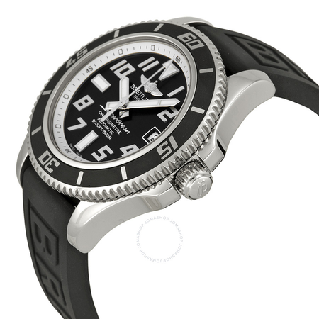 Breitling SuperOcean 42 Mechanical Black Dial Black Rubber Men's Watch A1736402/BA29-118s