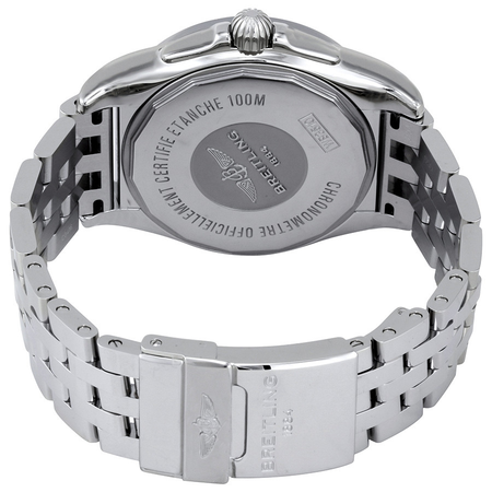 Breitling Galactic Unitime White Dial Stainless Steel Automatic Men's Watch WB3510U0-A777SS WB3510U0-A777-375A