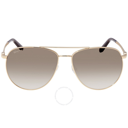 Ferragamo Grey Gradient Aviator Sunglasses SF157S 717 60 SF157S 717 60