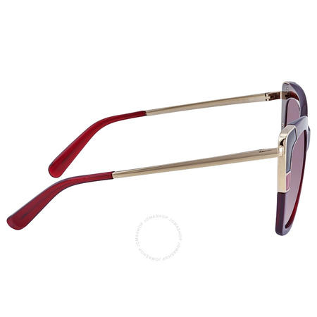 Ferragamo Grey Gradient Square Sunglasses SF889S 613 52