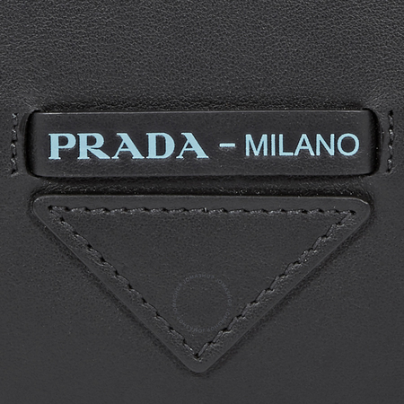 Prada Concept Medium Leather Crossbody- Black 1BD132_F0002_2BYA_V_OKO
