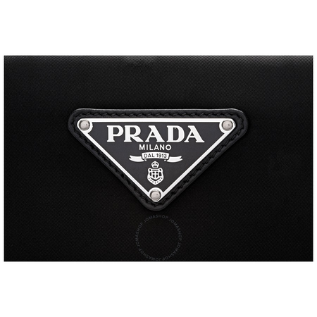Prada Medium Padded Nylon Clutch- Black 1BF081 OOO 2CCJ D_F0002