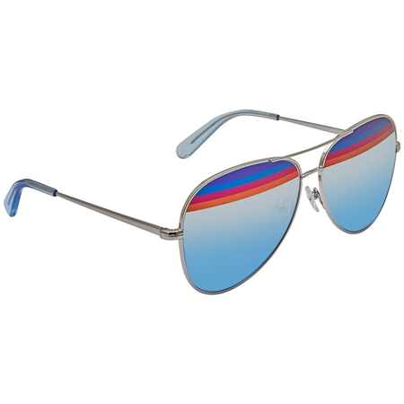 Ferragamo Azure Aviator Unisex Sunglasses SF172S 046 60