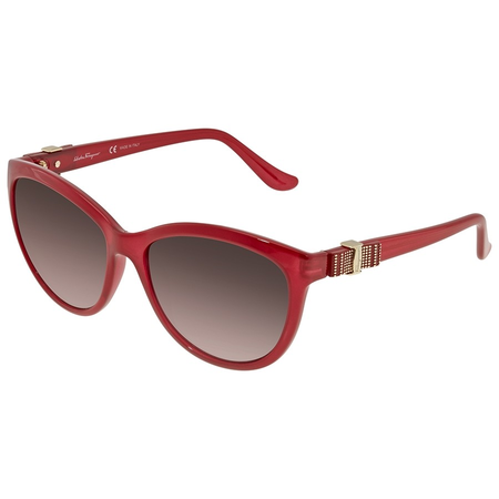 Ferragamo Salvatore Ferragamo Brown Gradient Cat Eye Ladies Sunglasses SF760S613 SF760S613