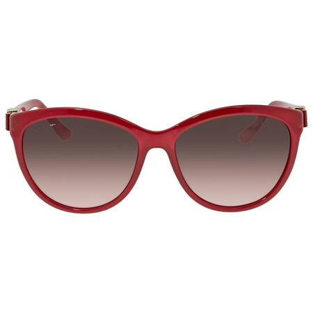 Ferragamo Salvatore Ferragamo Brown Gradient Cat Eye Ladies Sunglasses SF760S613 SF760S613