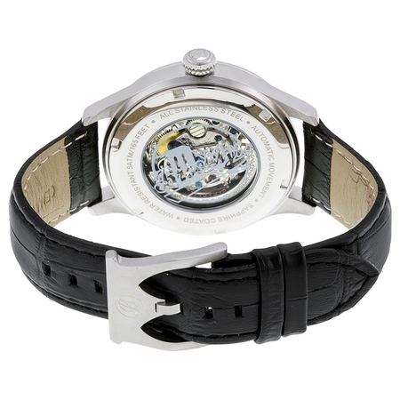 Brooklyn Watch Co. Brooklyn Bridgewater Skeleton Automatic Silver Dial Men's Watch 201-M1121