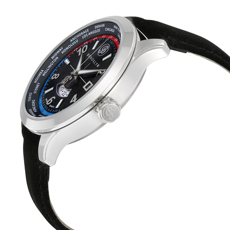 Brooklyn Watch Co. Brooklyn Casual Cadman Swiss Quartz GMT Men's Watch 206-M1221