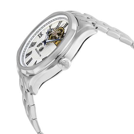 Brooklyn Watch Co. Brooklyn Dunham Skeleton Men's Automatic Silver Dial Men's Watch 202-M1112