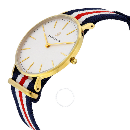 Brooklyn Watch Co. Brooklyn Flatland Casual Super Slim Swiss Quartz Watch BW104-U21134