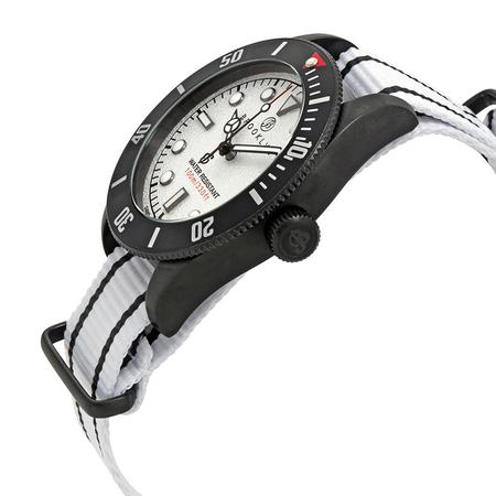 Brooklyn Watch Co. Black Eyed Pea White Dial Men's Watch 306-F-02-BB-NSWH