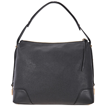Michael Kors Crosby Large Pebbled Leather Shoulder Bag - Black 30H8GCBL3L-001