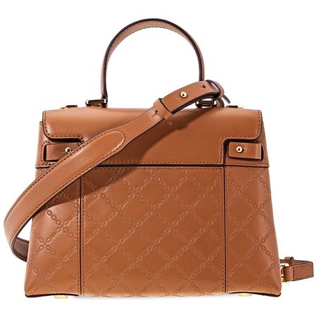 Michael Kors Gramercy Chain Embossed Satchel- Acorn 30S9GG7S2Y-203