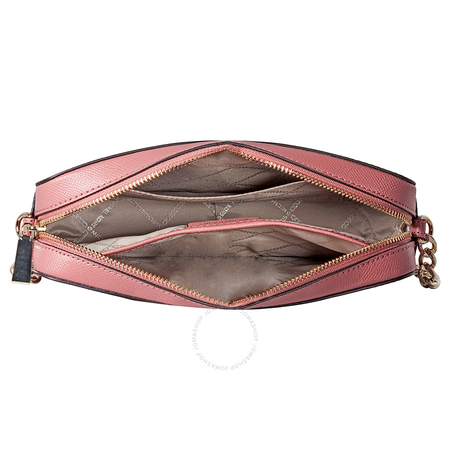 Michael Kors Jet Set Large Saffiano Leather Crossbody- Rose 32T8TF5C4L-622