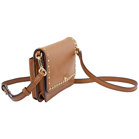 Michael Kors Leather Phone Cross-Body Bag- Acorn 32F8GF5C7X-203