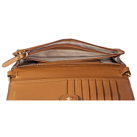 Michael Kors Leather Phone Cross-Body Bag- Acorn 32F8GF5C7X-203