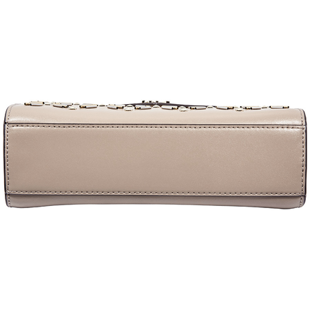 Michael Kors Medium Floral Leather Crossbody Clutch- Truffle 32H8TF5C8U-208