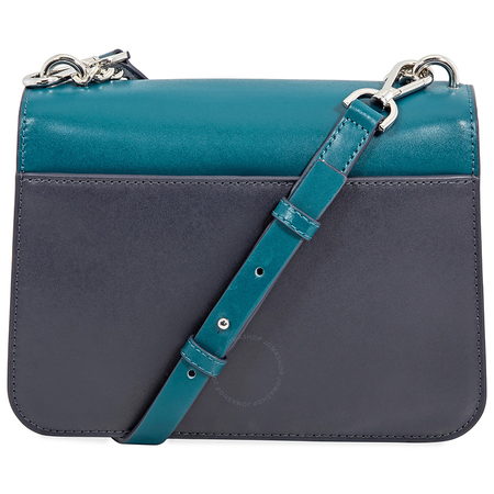 Michael Kors Mott Leather Crossbody- Teal 30F8SOXL7T-346